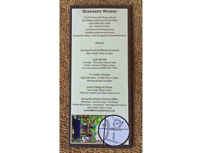 Wine Tasting from Bernardo Winery