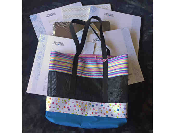 Handmade Tote filled with Creative Memories Supplies