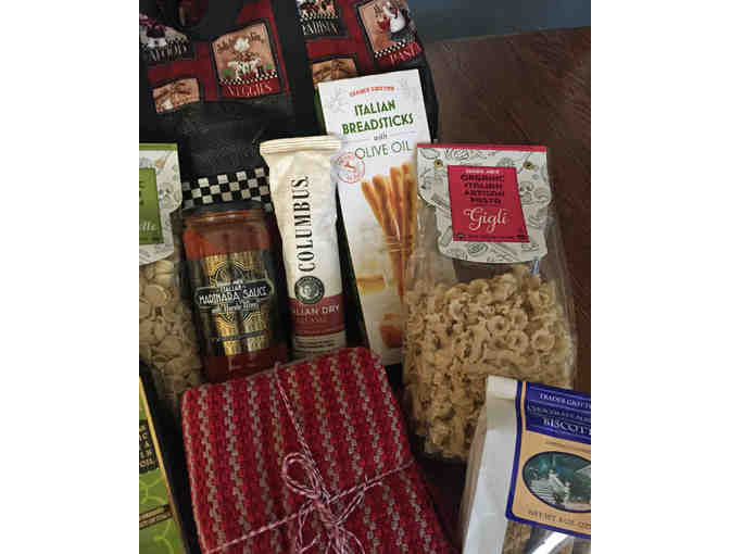 Filled Handmade Tote with Italian Feast