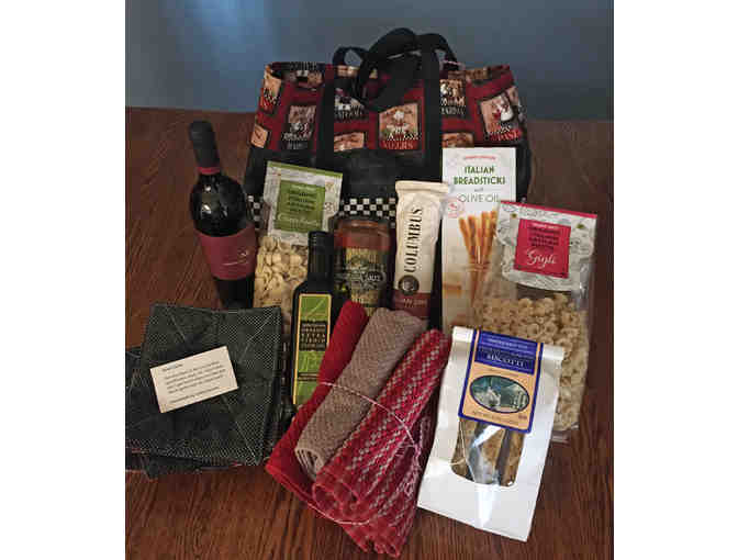 Filled Handmade Tote with Italian Feast