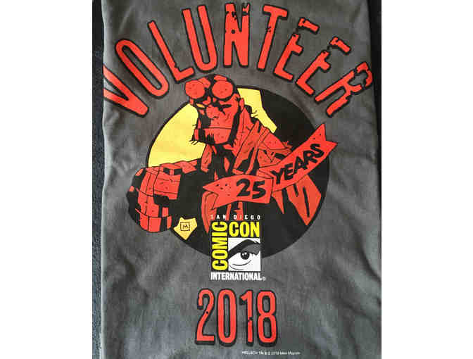 (1) SDCC Exclusive Volunteer Shirt  - Unisex size Medium