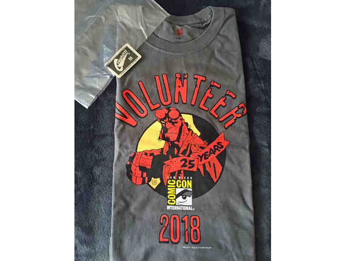 (1) SDCC Exclusive Volunteer Shirt  - Unisex size Medium