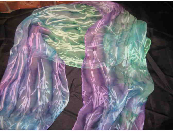 Painted Silk Scarf