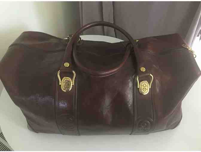 Marino Orlandi Leather Travel Bag