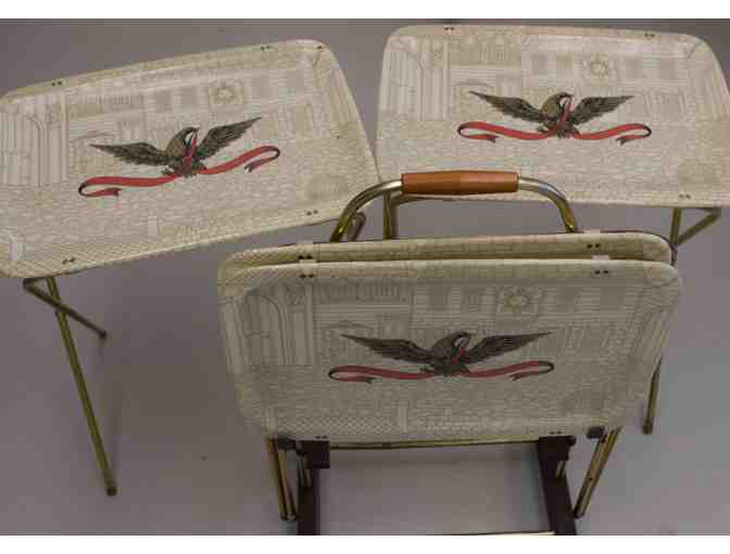 4 Vintage American Eagle Trays