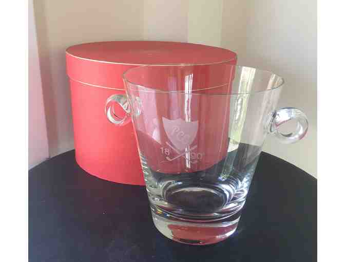 Plainfield Country Club Glass Ice Bucket