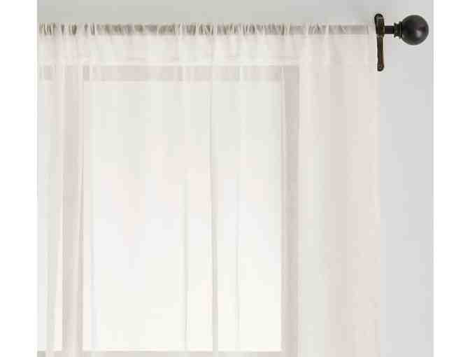 3 Gently Used Pottery Barn Classic Voile Sheer Rod Pocket Curtain