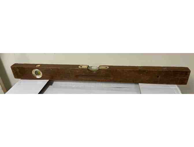 Antique American Carpenters Toolbox with Rolling Stand - Photo 6
