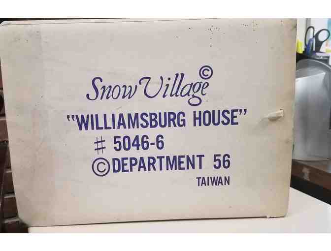 Dept 56 ~ Snow Village ~ Williamsburg House ~ 1986 Vintage ~