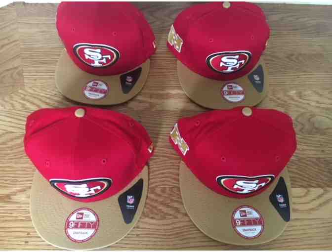 Family Pack of MATCHING 49er's caps