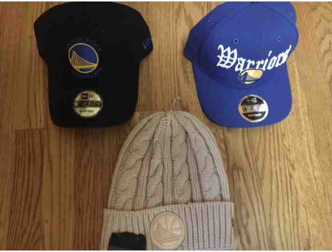 Baseball caps and Beanie for Warriors' fans (2 caps + Beanie)