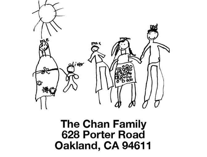 Kindergarten Classes:  Custom Family Stamp