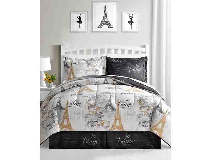 Paris Gold Reversible Comforter Set