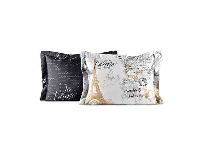 Paris Gold Reversible Comforter Set