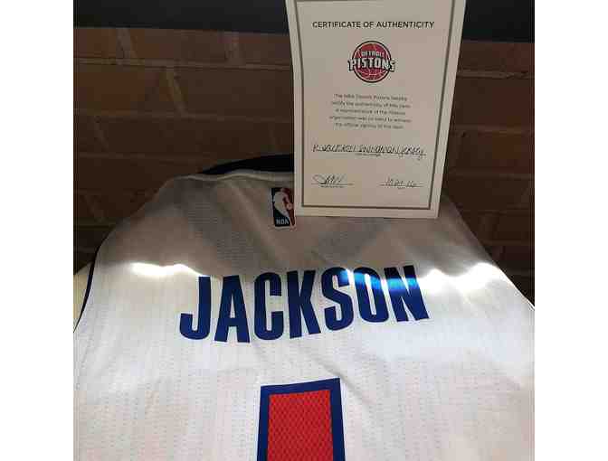 Detroit Pistons Autographed Swingman Jersey