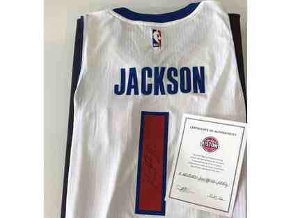 Detroit Pistons Autographed Swingman Jersey