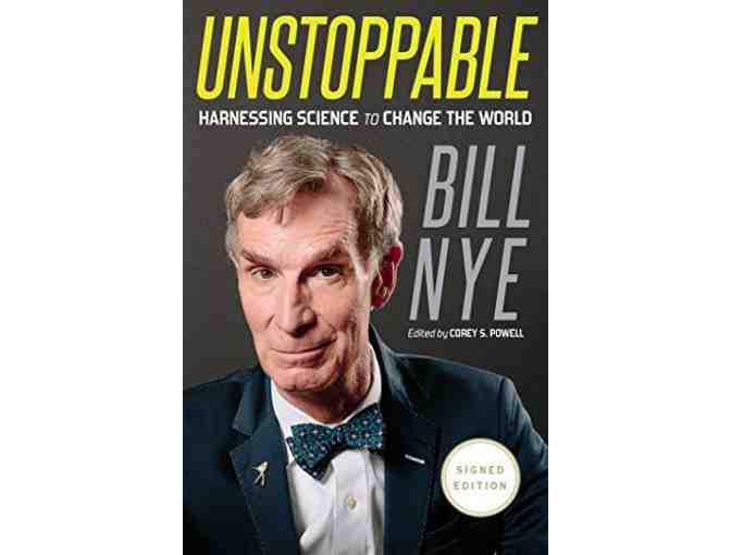 Bill Nye Signed Book and Museum of Science Passes