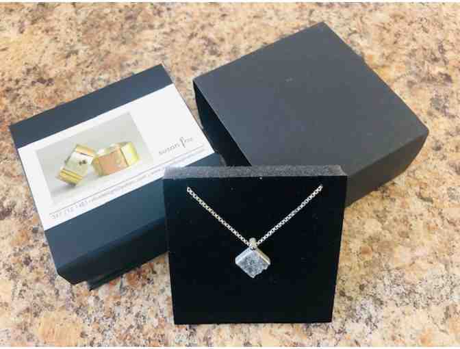 Black Diamond/Silver custom jewelry by Susan Fox Designs