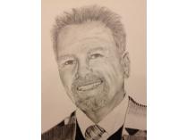 Graphite Picture of Brother Lou Gary Thomas
