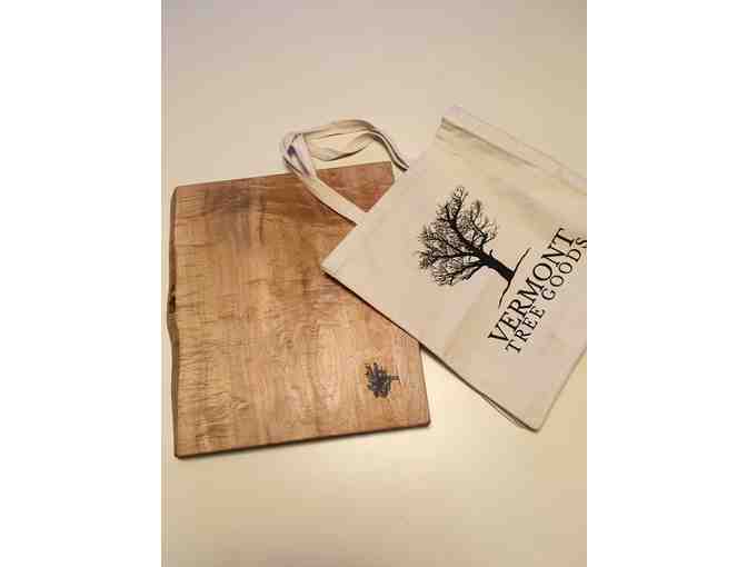 A Handmade Cutting and Serving Board from Vermont Tree Goods in Bristol, Vermont