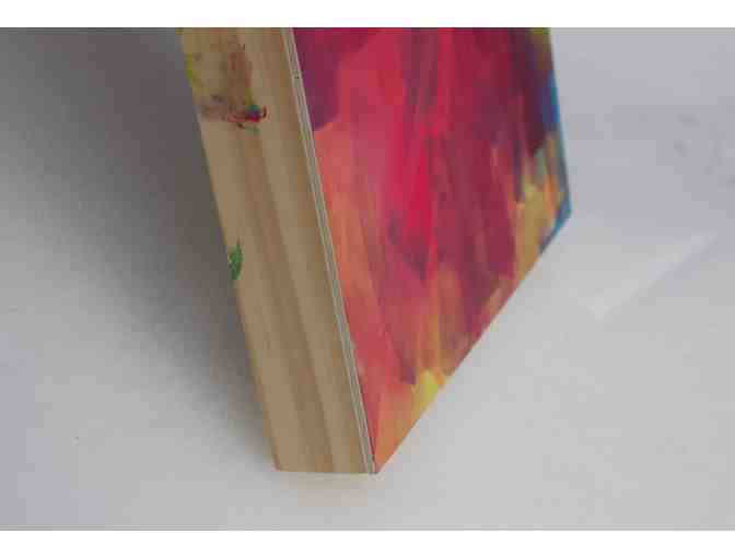 Cranberry Smash- Oil on wood painting by Charlotte Reider-Smith