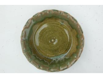 Sage Green Fluted Edge Dish