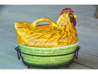 Rooster Casserole Dish