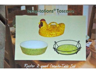 Rooster Casserole Dish