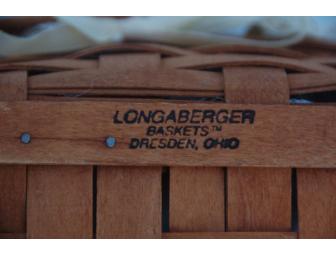 Longaberger Basket with Fabric Liner