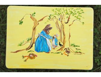 Handpainted 'Bunny' Stepstool