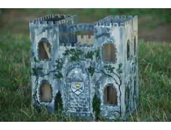 Children's Castle, Hand Painted with Action Figures
