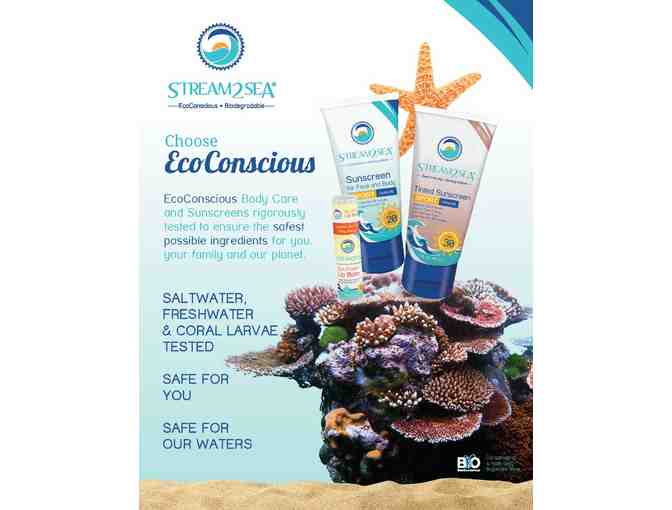 Stream2Sea Dry Bag with EcoConscious Body Care and Sunscreens