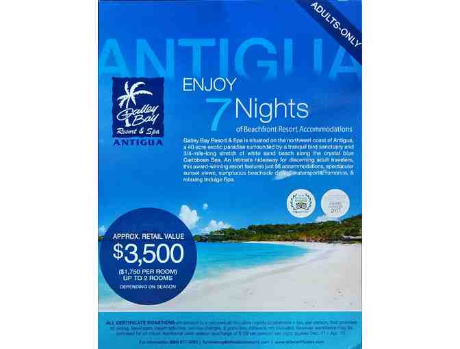 7 Nights at Galley Bay Resort & Spa in Antigua