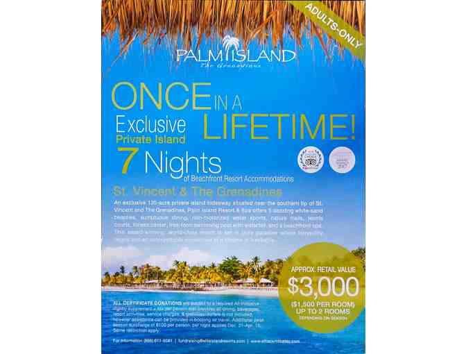 7 Nights at Palm Island Resort & Spa, The Grenadines