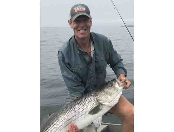 Full-Day Guided Charter for Two Anglers for Striper Fishing on Casco Bay, Maine - Photo 1