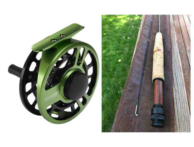 6' 6' 2 WT 'Small Stream Big Action' Custom Rod and Cheeky Boost 325 Reel