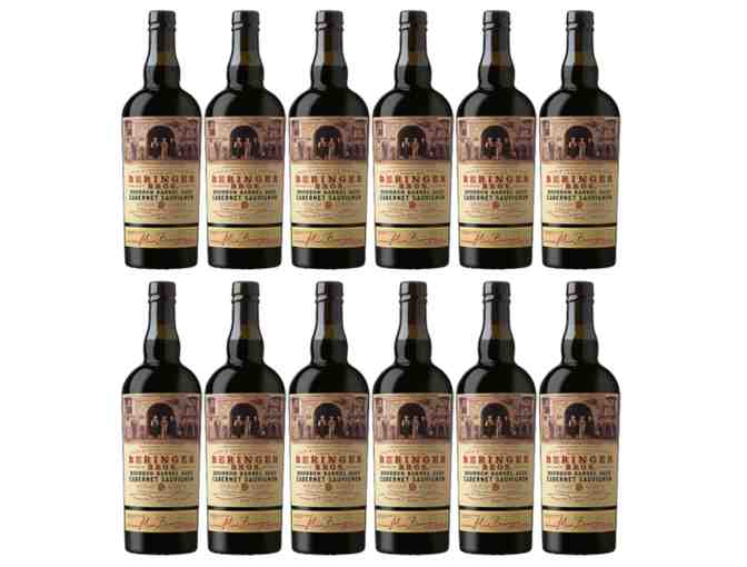Full Case (12 Bottles) of Beringer Bros. Bourbon Barrel Aged Cabernet Sauvignon 2017 - Photo 1