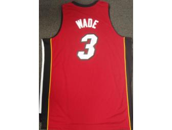 Dwyane Wade autographed Miami Heat jersey