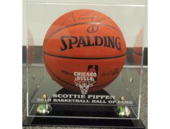 Scottie Pippen autographed basketball