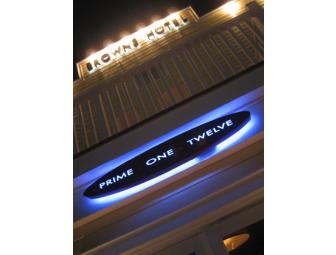 Prime One Twelve $150 Certificate - Miami Beach, FL