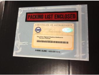 Ray Rice Autographed Ravens Helmet