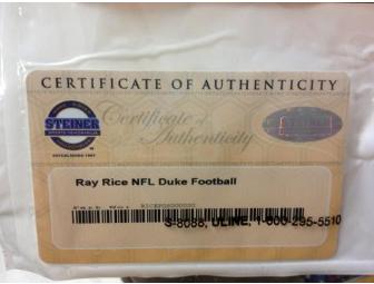 Ray Rice Autographed Football