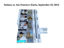 Yankees vs. Giants, Sept. 22, 2013 -4 Championship Suite Tickets with Unlimited Food