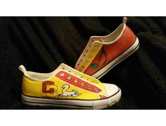 HAND DECORATED SEAHAWKS TENNIS SHOES