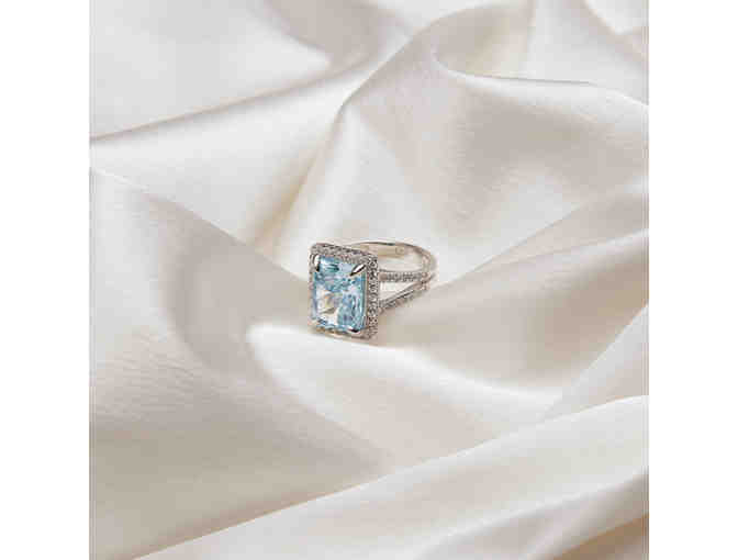 Aquamarine Cocktail Ring - Photo 1