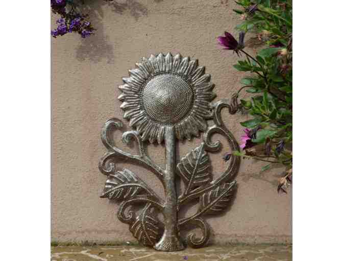 Haitian Metal Sunflower Art - Photo 1