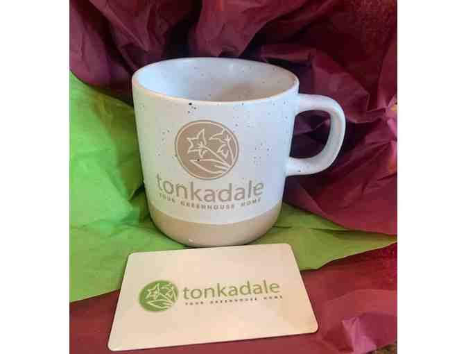 Tonkadale Greenhouse $50 Gift Card and Coffee Mug