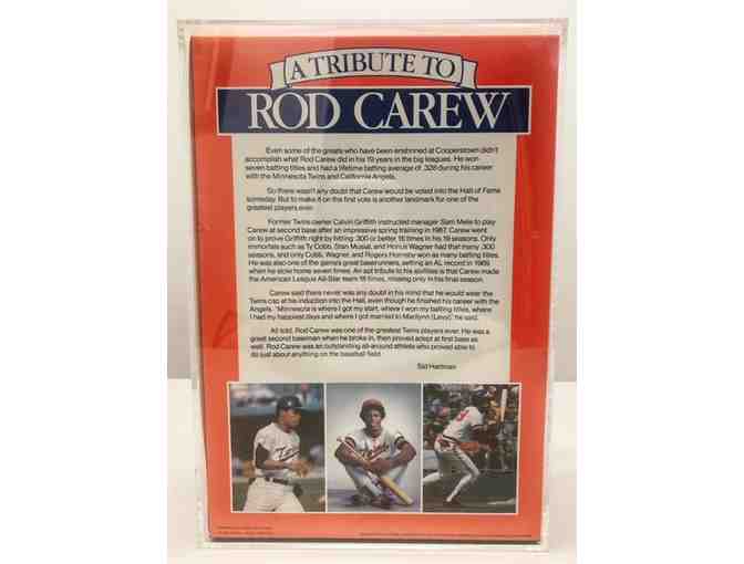 Rare Rod Carew 1991 Autographed Wheaties Box