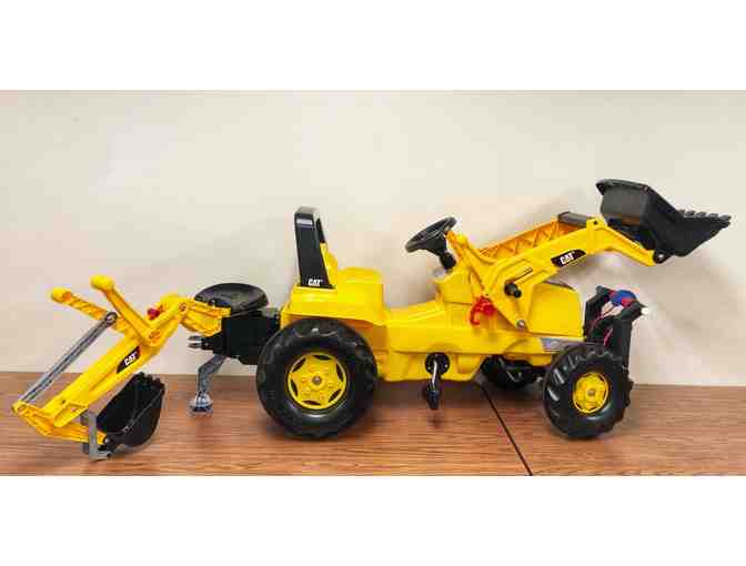 Backhoe Pedal Tractor with Front Loader