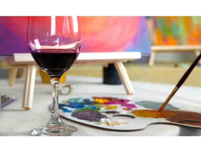 Sip & Paint Package:  Pinot's Palette & PJ Mulligans